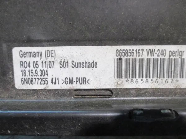 Toit ouvrant complet OEM 6N0877255 pour Volkswagen Polo image 5