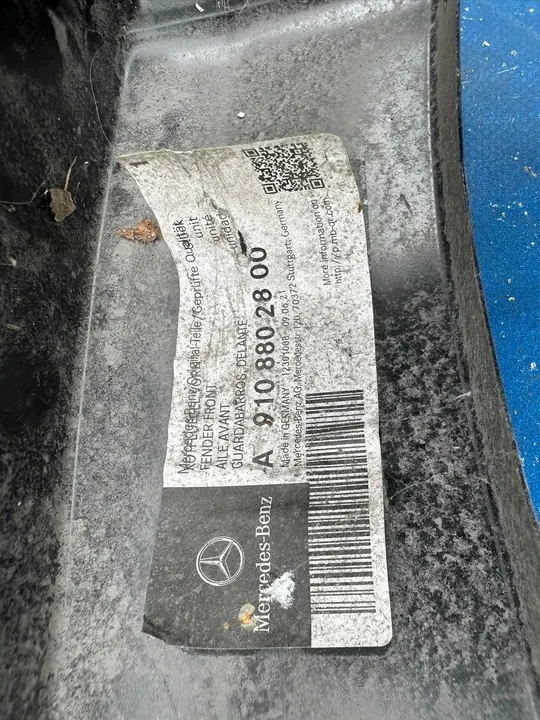 MERCEDES SPRINTER 910 907 Vänster skärm fäste OEM image 3