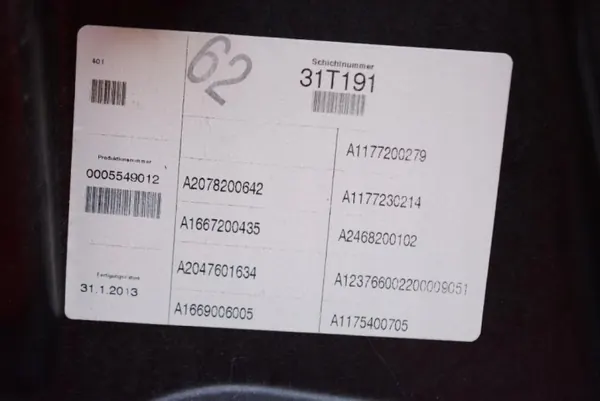 OEM A1177200279 Oikea Etuikkunan Nostin Mercedes CLA image 5