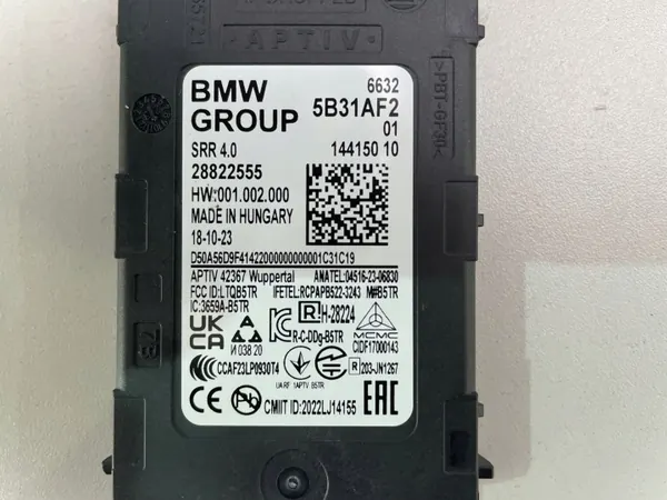 BMW 5 G60 radar bak höger sensor OEM 5B31AF2 image 3