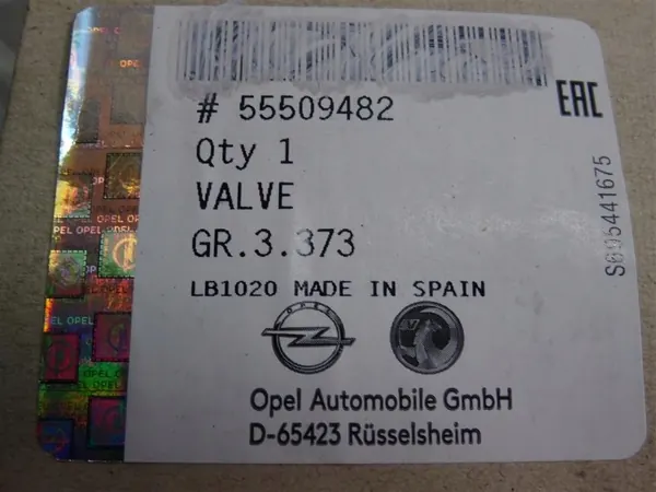 Válvula de vacío turbo OEM 55509482 para Insignia B image 7