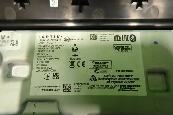 Rádio OEM 07357827680 para Ducato Jumper Boxer Movano image 3