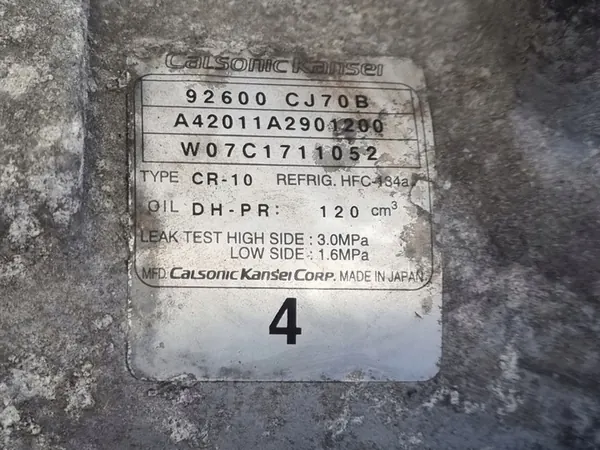 Compressore Aria Condizionata Nissan Note 92600CJ70B image 2