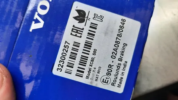 Conjunto de Discos de Freio + Pastilhas Traseiras Volvo XC60 08-17R OEM 31471033 image 4