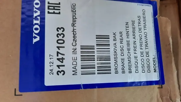 Conjunto de Discos de Freio + Pastilhas Traseiras Volvo XC60 08-17R OEM 31471033 image 5