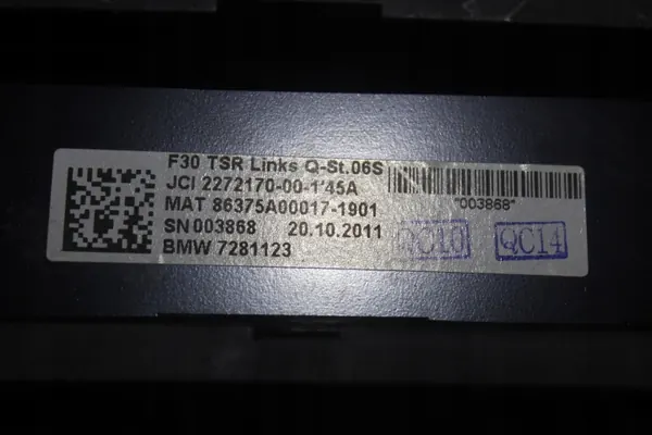 OEM 7281123 Estor Ventana Izquierda para BMW 3 F30 image 3