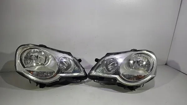 VW Polo IV 9N FL Scheinwerfer Set links rechts EU OEM 129846780236 image 2