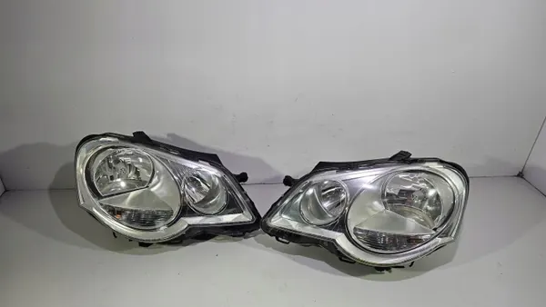 VW Polo IV 9N FL Scheinwerfer Set links rechts EU OEM 129846780236 image 4