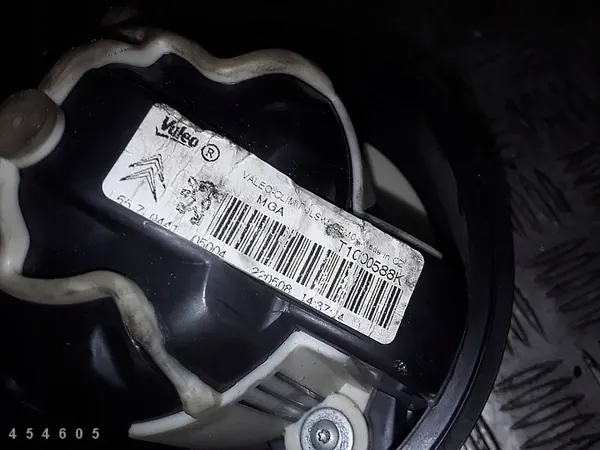 Ventilateur moteur chauffage 2008 Peugeot 308 t100588k image 4
