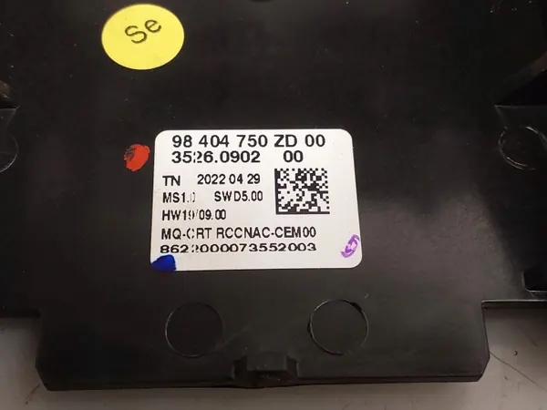 Écran de navigation Toyota Yaris OEM 9830426480 image 6