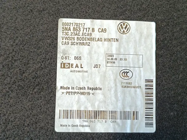 OEM 5NA863717B Tapete de bagageira para VW Tiguan II 2 Lift image 9