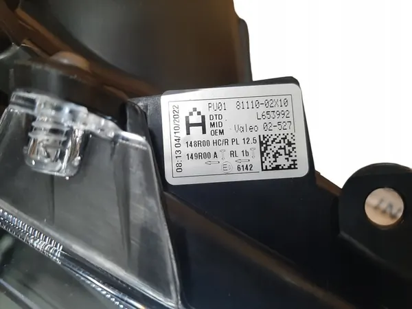 TOYOTA COROLLA REFLECTOR DELANTERO DERECHO LED 81110-02X10 image 2