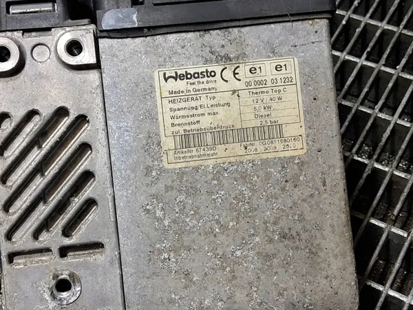 Käytetty Webasto pysäköintilämmitys OEM XH429J294CA image 7