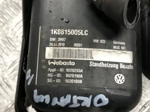Calefacción Webasto VW Skoda 1K0815005LC image 3