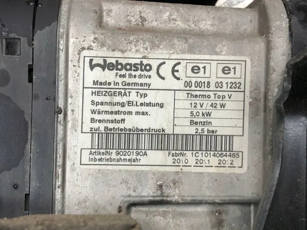 Calefacción Webasto VW Skoda 1K0815005LC image 4