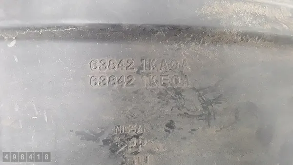 Nissan Juke Front Wheel Arch Right 2011 63842-1KA0A image 7