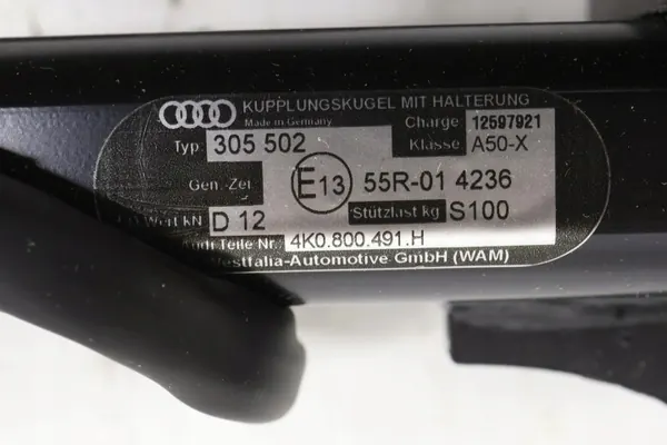 Audi A6 C8 Anhängerkupplung OEM 4K0800491H - Gebraucht image 4