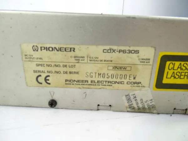 Pioneer CDX-P630S CD-wisselaar voor Mercedes S-klasse W140 image 5