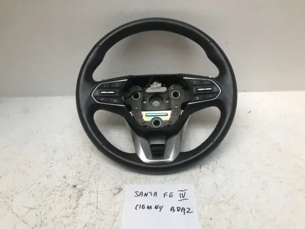 Volant Cuir OEM HYUNDAI SANTA FE IV Brun Foncé image 2