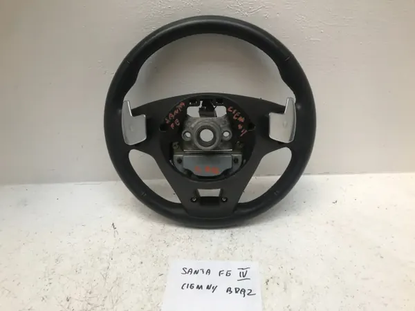 Volant Cuir OEM HYUNDAI SANTA FE IV Brun Foncé image 6