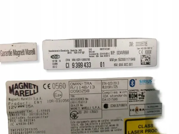 Rádio Lift BMW F30 OEM 939943 - Usado image 4