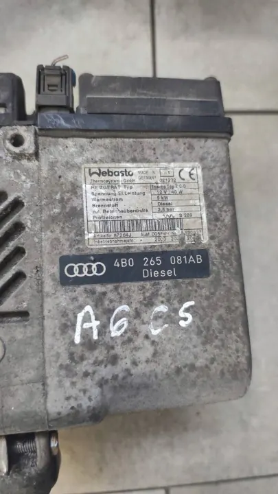 Audi A6 S6 C5 4B Diesel Webasto Chauffage 4B0265081AB image 4