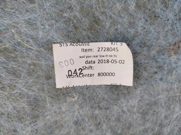 OEM 2728045 Estofamento porta-malas traseiro esquerdo cabine image 3