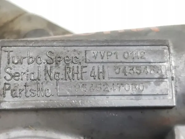 Turboaggregat 2.0 HDI Citroen Peugeot IHI 0375C8 image 4