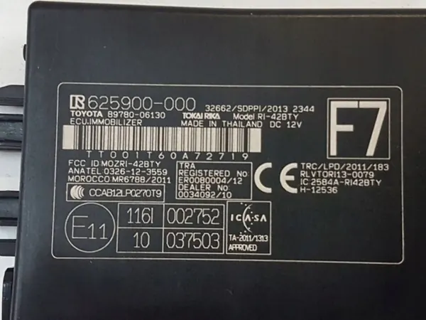 Module immobilisateur Toyota Hilux OEM 8978006130 image 4