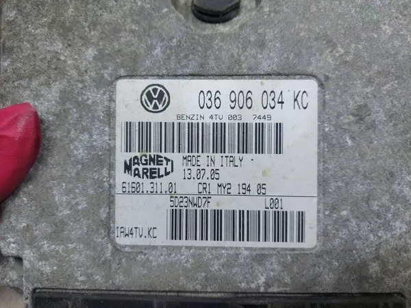 Unidade Comando Motor OEM 036906034KC para SEAT Ibiza III 1.4 image 4