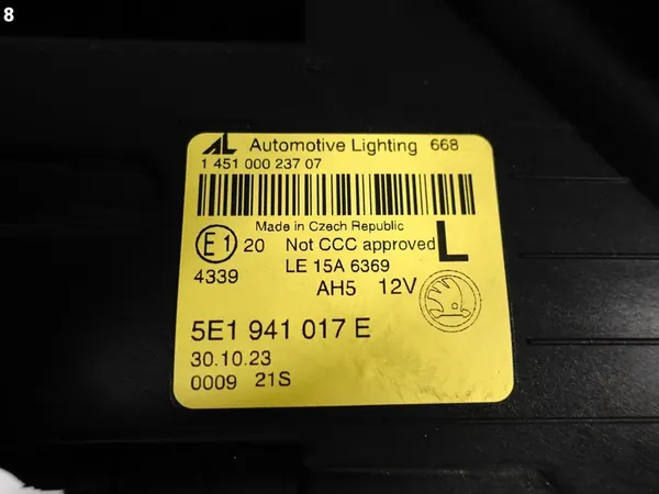 SKODA OCTAVIA III 3 FAROL FULL LED ESQUERDO DIANTEIRO EUROPA image 9