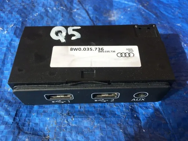 Puerto USB AUX Audi OEM 8W0035736 para A4 B9 A5 8W Q5 image 2