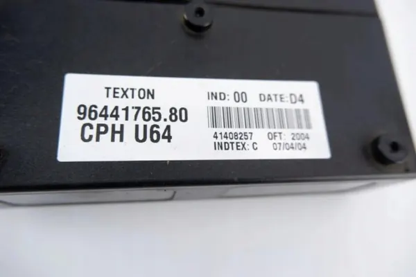 Fiat komfortmodul OEM 9644176580 för Scudo I image 3