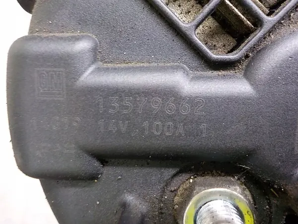 OPEL ASTRA J 1.7 CDTI Vaihtovirtageneraattori 13579662 image 2