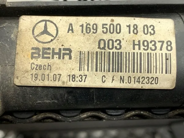 CHŁODNICA WODY MERCEDES W245 2.0 109KM A1695001803 05-11 RADIATOR image 3
