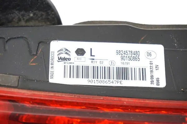 Lámpara Trasera Izquierda Citroen C4 Cactus Lift 9824578480 image 3