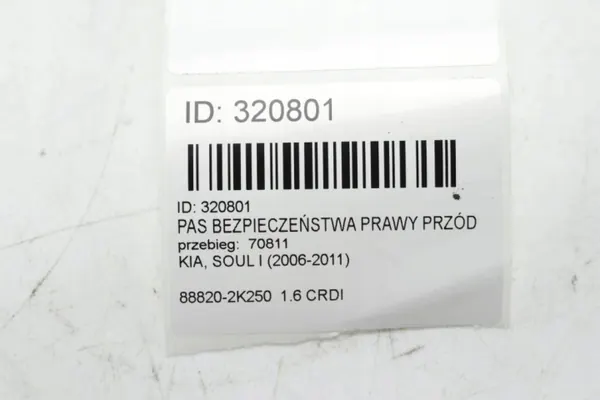 KIA OEM 88820-2K250 Vordersitzgurt für Soul 2012 image 5