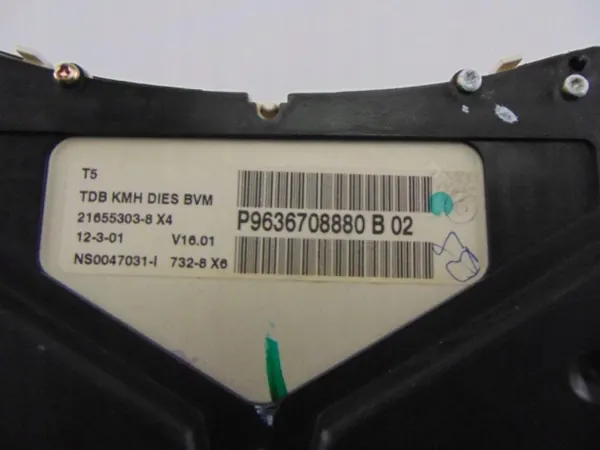 Snelheidsmeter Peugeot 307 2.0 HDI OEM 9636708880 B02 image 4