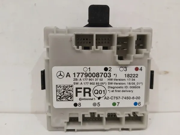 Módulo da Porta Dianteira Direita Mercedes W177 A1779008703 image 1