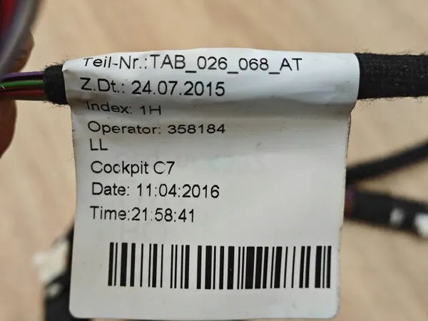 Faisceau Tableau de Bord OEM TAB026068AT Audi A6 C7 image 9