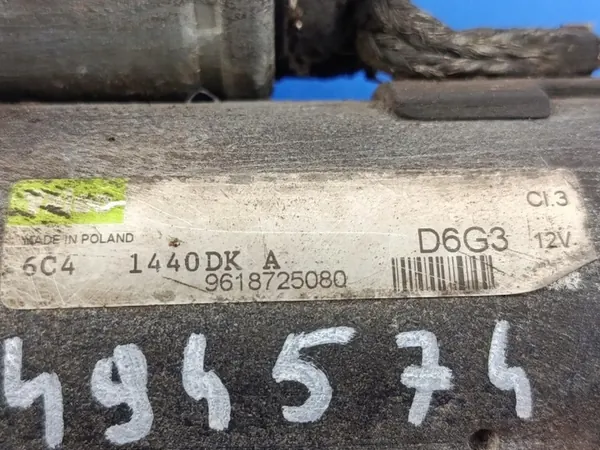 Motor de arranque PEUGEOT 206 I LIFT 1.4 8V 9618725080 VALEO image 5