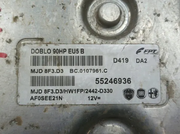 Motorstyrning Fiat Doblo II 55246936 image 2