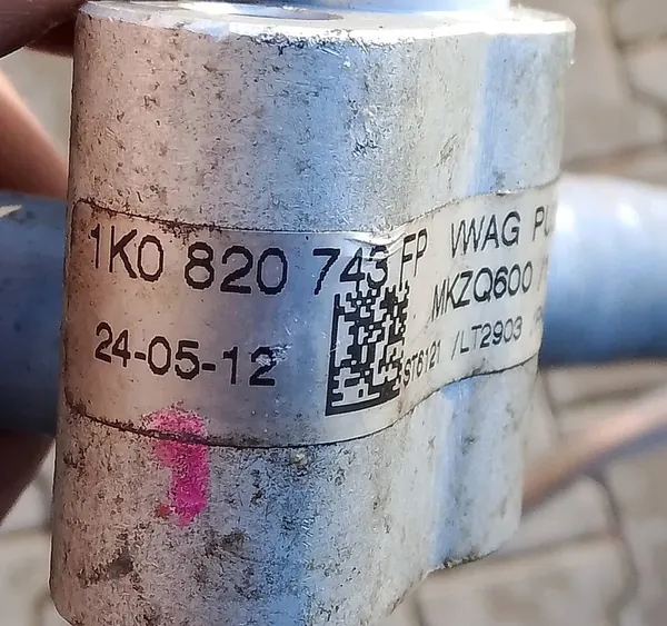 A/C Putki VW GOLF VI GTI 1K0820743FP image 2