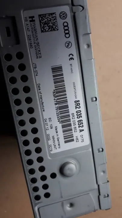 Lector navegación MMI OEM 8R2035652A para A4 B8 image 7