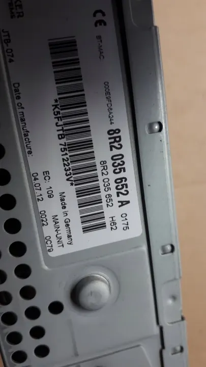 Lector navegación MMI OEM 8R2035652A para A4 B8 image 8