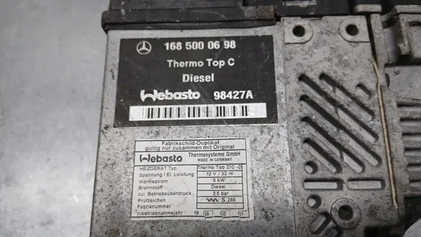 WEBASTO MERCEDES BENZ W168 1.7CDI 97-01R 1685000698 image 3