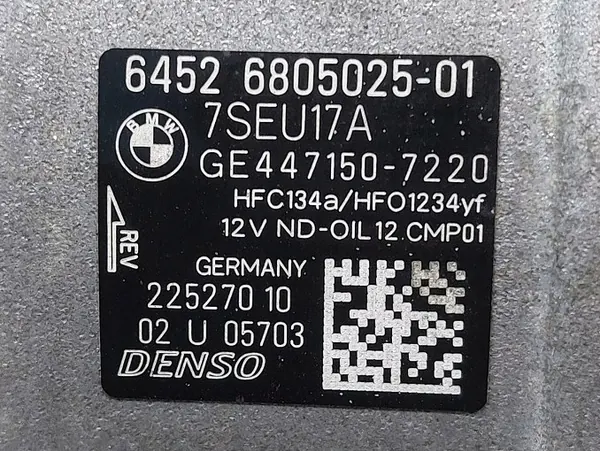 Compressore Aria Condizionata BMW X3 F25 X4 F26 6805025 image 5