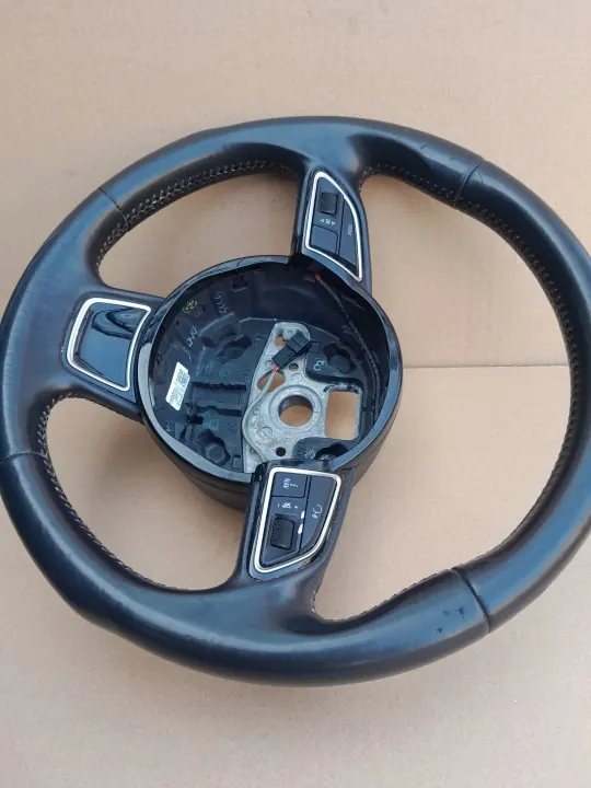 Ohjauspyörä Audi OE 8K0419091BM - Nahka, Käytetty image 6