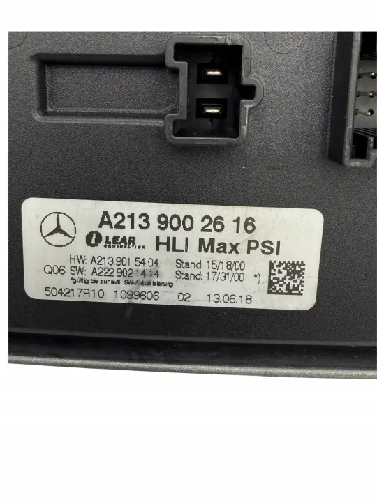 Mercedes E-KLSA Moduuli OEM A2139002616 Käytetty image 3
