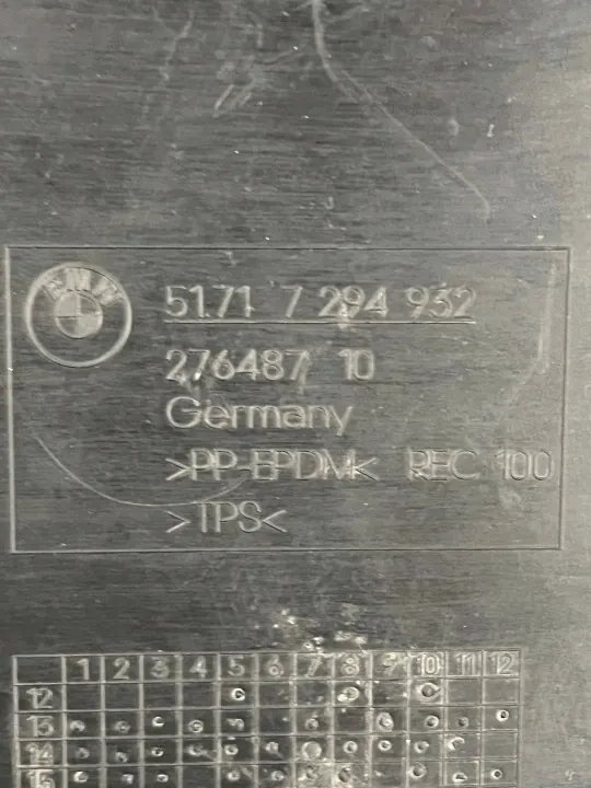 BMW Remluchtkanaal OEM 7294952 - Gebruikte staat image 10